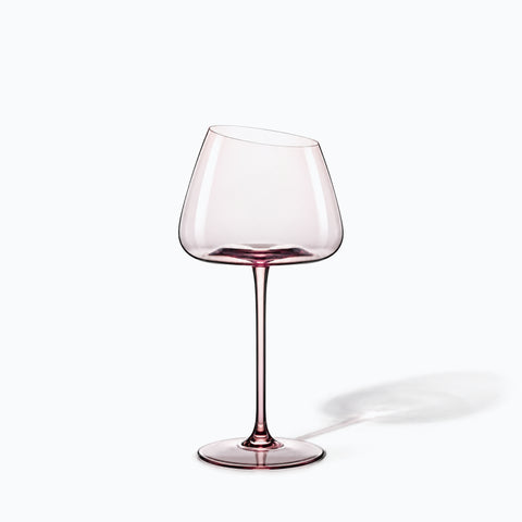 Gros Verre à Vin, avec son ombre portée, sur fond blanc