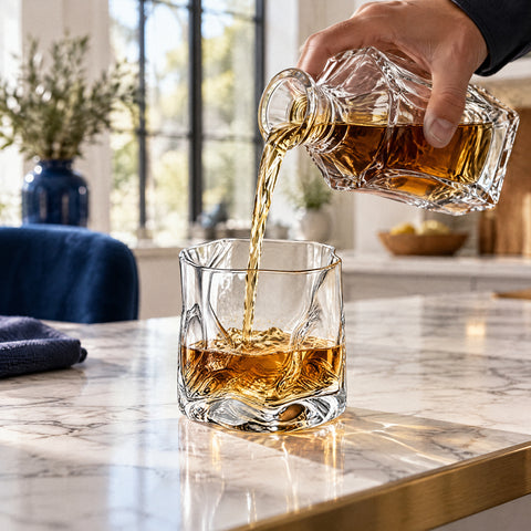 Joli Verre à Whisky, en service