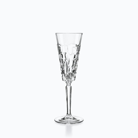 Joli verre, Jolie Verre à Champagne Flûte, sur fond blanc