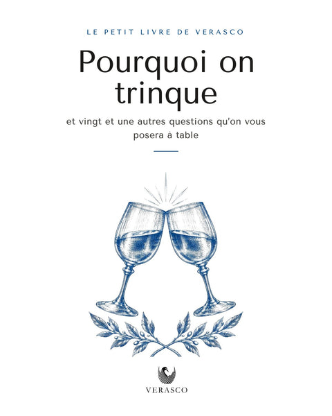 Couverture du petit livre Verasco « Pourquoi on trinque »