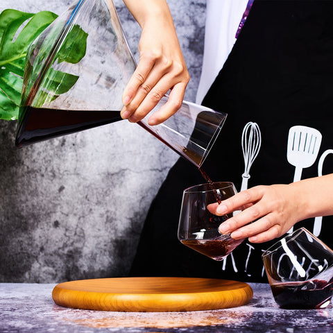 Quintessence - Carafe Design à Décanter avec Socle