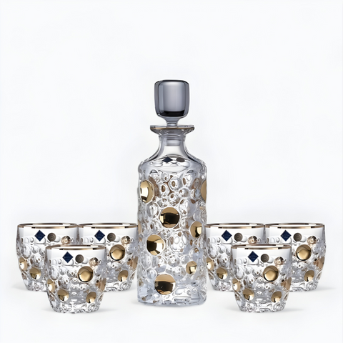 Service à Whisky Cristal de Bohème