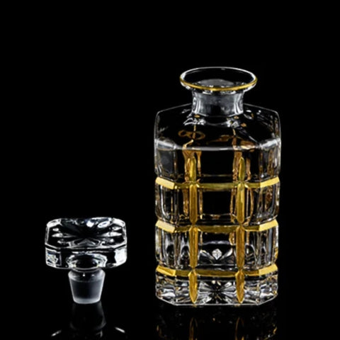 Service à Whisky Damier Doré