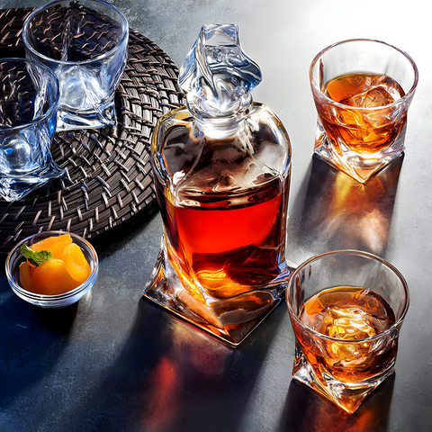 Service à whisky Verre