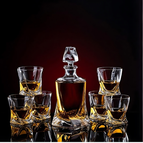 Service à whisky Verre