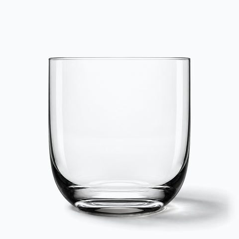 Tumbler old fashioned Quartz seul sur fond blanc, ombre portée