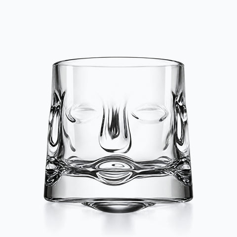 Verre à Whisky à Bascule, sur fond blanc