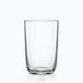 Verre à bière cristal transparent, gobelet droit sans pied, paroi lisse, fond épais