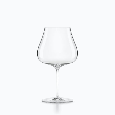 Verre à Vin Bourgogne, sur fond blanc
