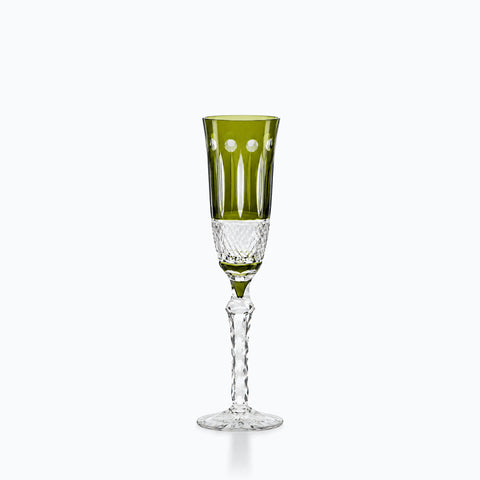 Verre à Champagne Original, couleur edo vert, sur fond blanc