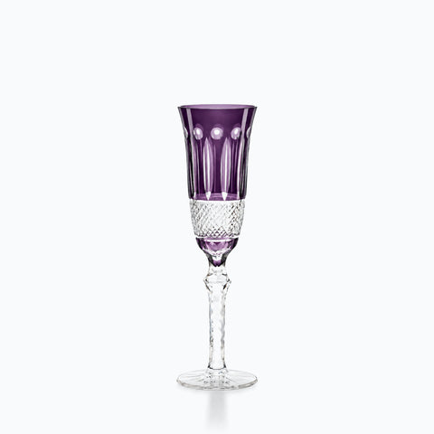 Verre à Champagne Original, couleur edo violet, sur fond blanc