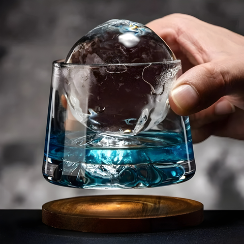 Verre à Cocktail Bleu