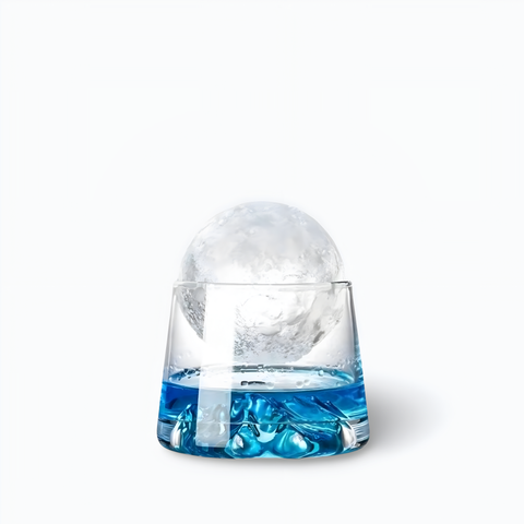 Verre à Cocktail Bleu 1 PC