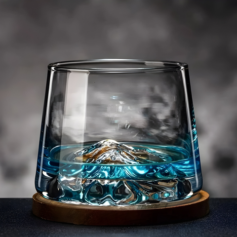 Verre à Cocktail Bleu