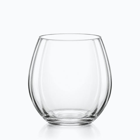Verre à Eau Rond, sur fond blanc