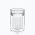 Verre à Eau Strié, sur fond blanc