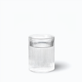 Verre à Eau Strié  Simple / 1 PC