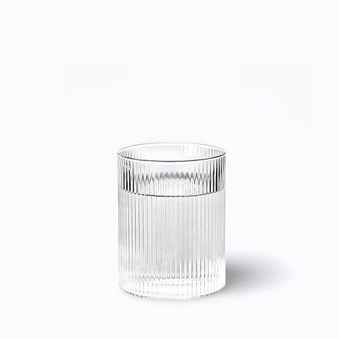 Verre à Eau Strié  Simple / 1 PC