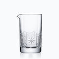 Verre à mélange taillé étoile 65 cl en cristal transparent, bec verseur pincé