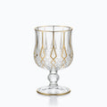 Verre à Pied Doré · Régalia, sur fond blanc