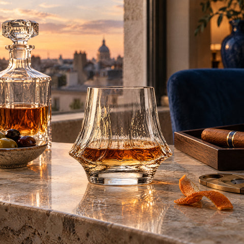Beau Verre à Rhum, mise en situation à table