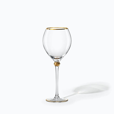 Verre à Vin Ancien, avec son ombre portée, sur fond blanc