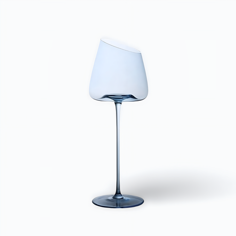 Verre à Vin Bleu  1 PC