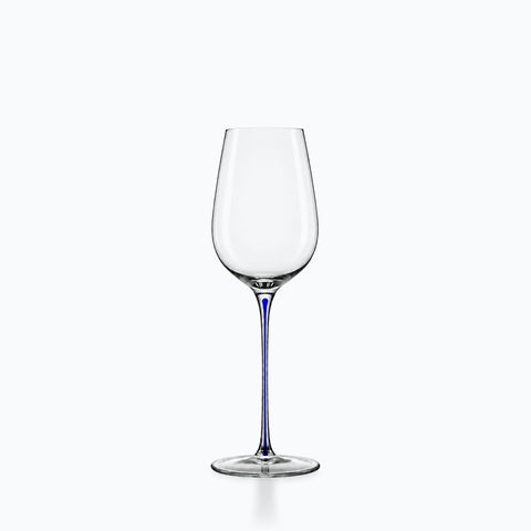 Verre à Vin Cristal Couleur Vocalise bleu
