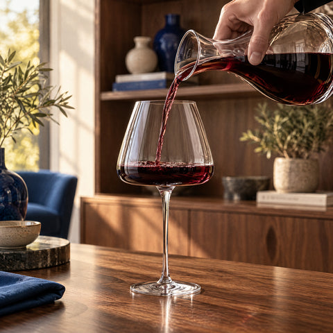 Verre à Vin de Dégustation, en service