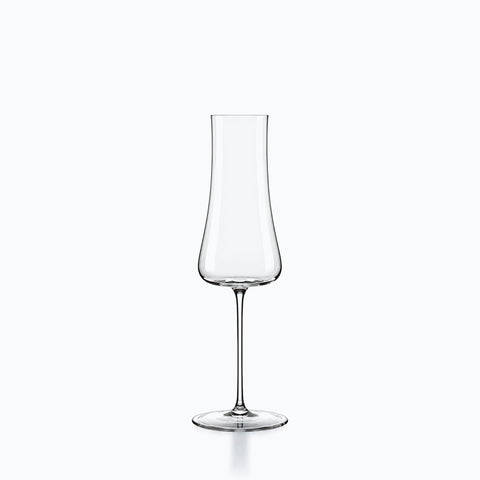 Verre à Vin et Champagne, modèle champagne / 1 pc, sur fond blanc