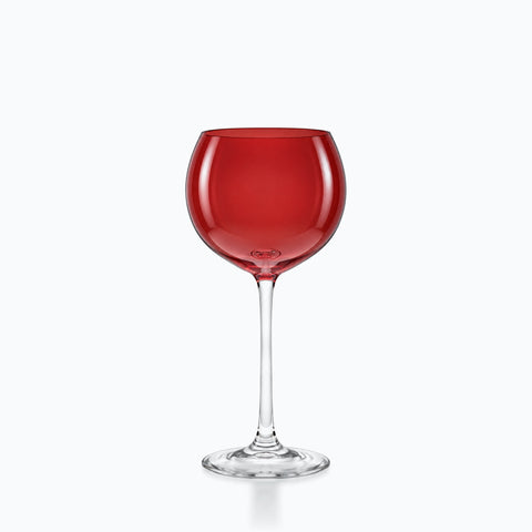 Verre à Vin Ballon Rouge, sur fond blanc