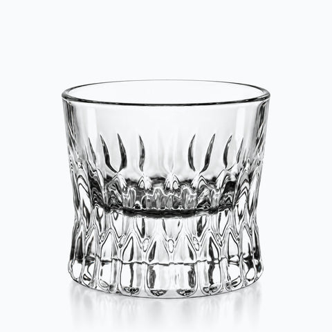 Verre à Whisky 10 cl, modèle couronne / 1 pc, sur fond blanc
