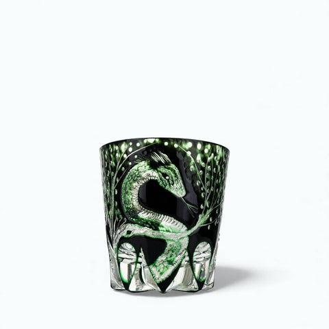 Verre à Whisky Calypso | Dragon Gravé Vert - Verasco