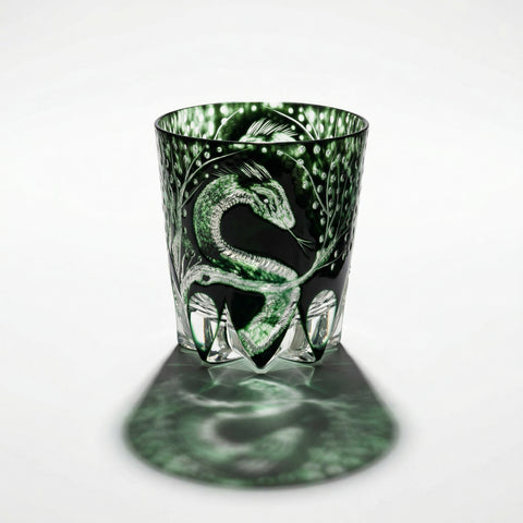 Verre à Whisky Calypso | Dragon Gravé Vert - Verasco