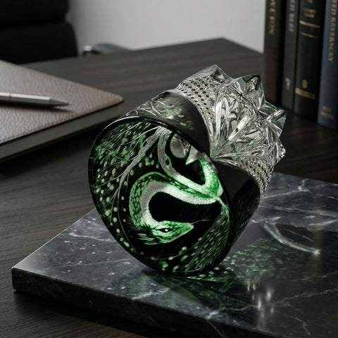 Verre à Whisky Calypso | Dragon Gravé Vert - Verasco