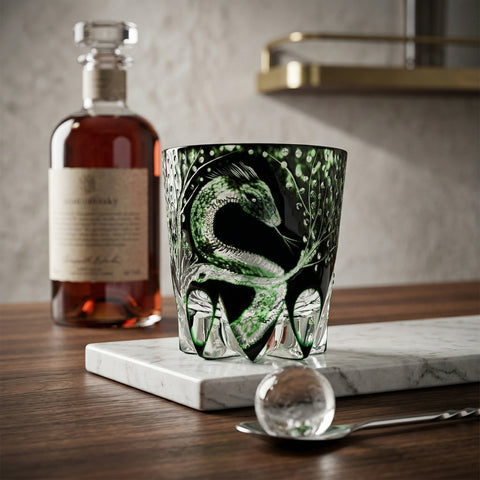 Verre à Whisky Calypso | Dragon Gravé Vert - Verasco