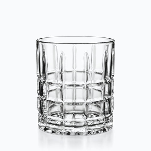 Verre à Whisky Carrelé, sur fond blanc