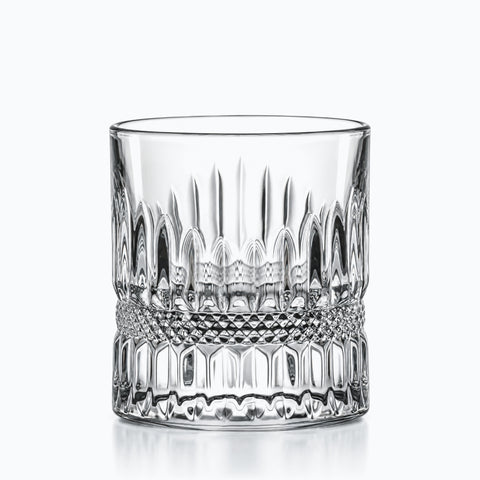 Verre à Whisky Couronne, sur fond blanc