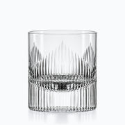 Verre à Whisky Cristal Design Edo Kiriko, sur fond blanc