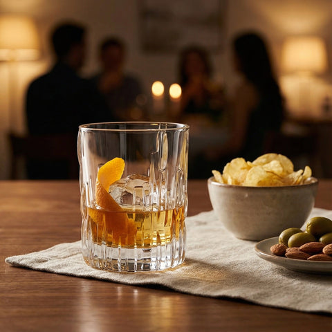 Verre à Whisky Effet Craquelé | Relief Givré - Verasco