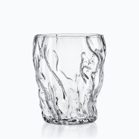 Verre à Whisky Givré, sur fond blanc