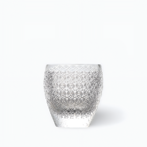 Verre à Whisky Gravé Ciselé Cristal Ancien