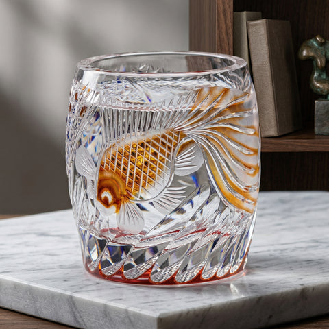 Verre à Whisky Haute Qualité Edo Kiriko | Gravé - Verasco