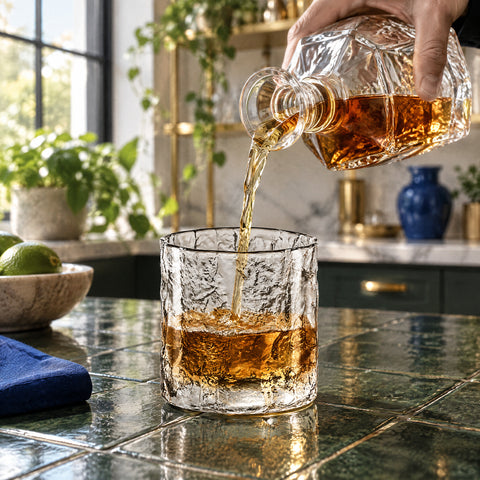 Verre à Whisky Japonais, en service