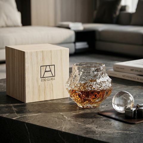 Verre à Whisky Japonais Edo Kiriko | Météorite - Verasco