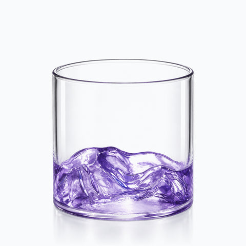 Verre à Whisky Relief Khroma · Yama, sur fond blanc