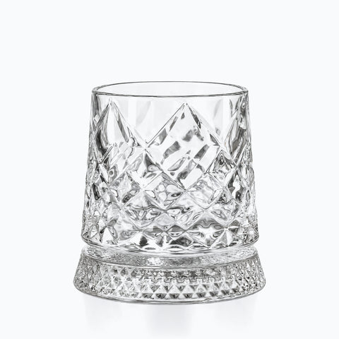 Verre à Whisky Socle en Verre Damier · Perron, sur fond blanc