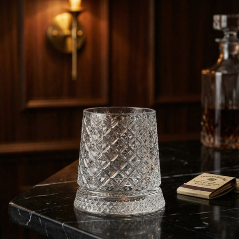 Verre à Whisky Socle Nid D'abeille | Diamant - Verasco