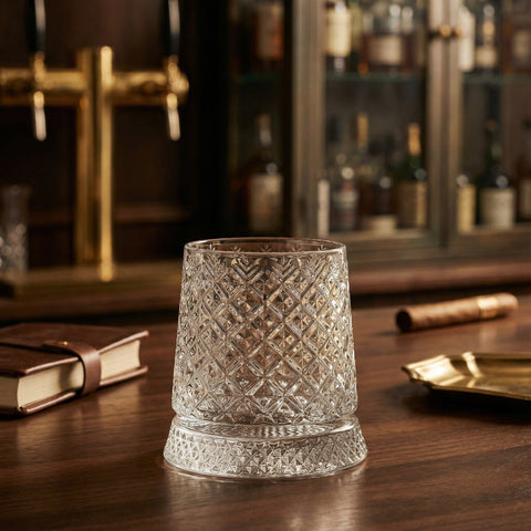 Verre à Whisky Socle Nid D'abeille | Diamant - Verasco