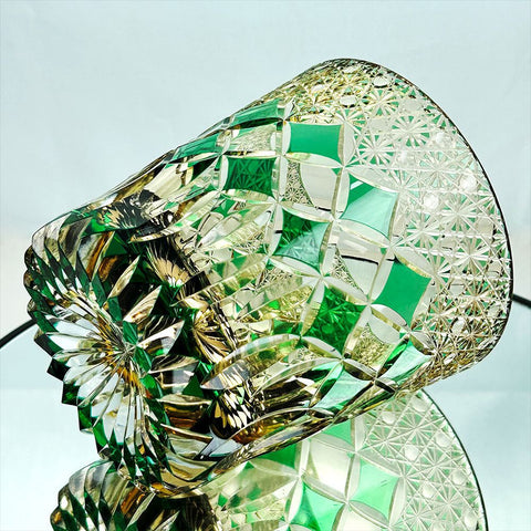 Verre à Whisky Vitrail Emeraude